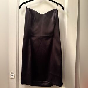 NWT Aritzia Ten by Babaton Satin Mini Dress Strapless